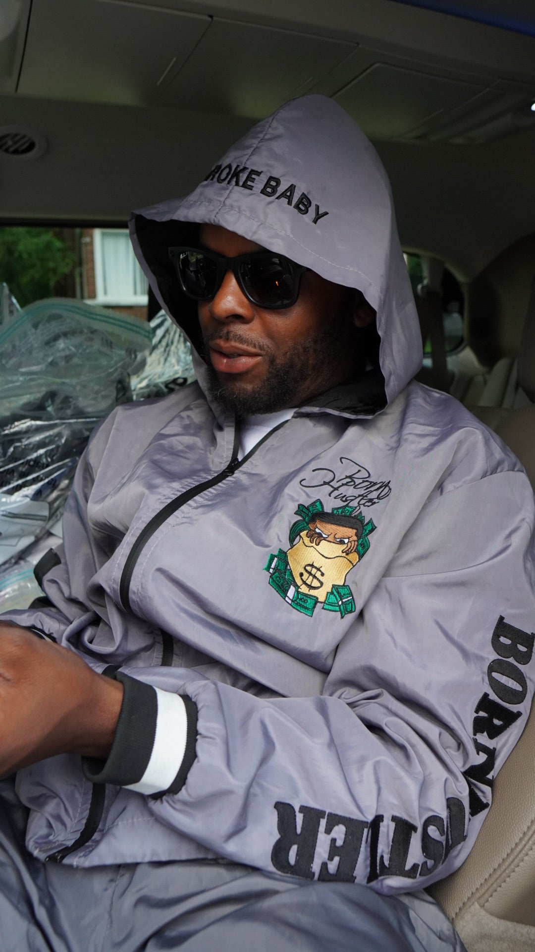 Signature zip up jacket