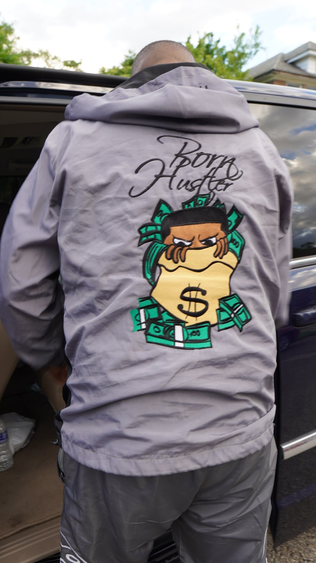 Signature zip up jacket